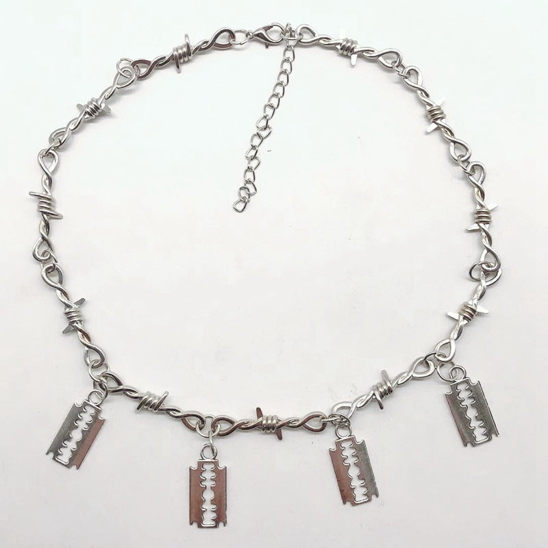 Wholesale Hip Hop Thorn Necklace for Men and Women